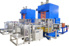 Línea de producción de contenedores de láminas de alimentación automática con control de calidad