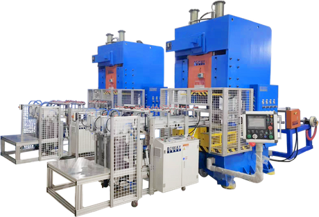 Línea de producción de contenedores de alimentos de aluminio de aluminio de alta velocidad