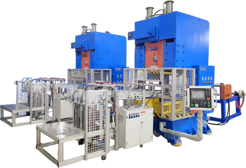 Línea de producción de contenedores de láminas de alimentación automática con control de calidad